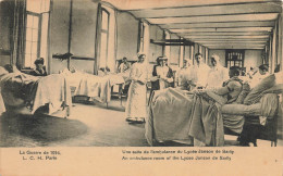 Militaria * Ww1 * Guerre De 1914 * Une Salle De L'ambulance Du Lycée Janson De Sailly * Infirmière - Oorlog 1914-18