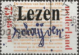 NETHERLANDS 1989 Child Welfare. 30th Anniv Of Declaration Of Rights Of The Child - 75c.+35c. - Right To Education FU - Oblitérés