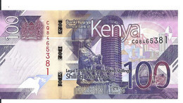 KENYA 100 SHILLINGS 2019 UNC P 53 - Kenia