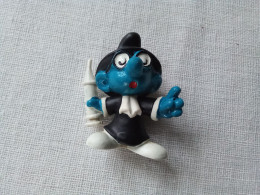 Ancienne Figurine Peyo Schtroumpf Charlatan Vintage Année 1973 (bazarcollect28) - Smurfen