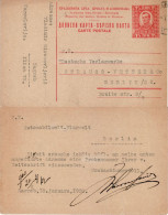 KINGDOM OF SERBS, CROATS AND SLOVENES 1929 POSTCARD  SENT TO BERLIN - Covers & Documents