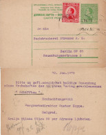 KINGDOM OF SERBS, CROATS AND SLOVENES 1925 POSTCARD  SENT TO BERLIN - Brieven En Documenten