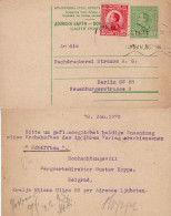 KINGDOM OF SERBS, CROATS AND SLOVENES 1925 POSTCARD  SENT TO BERLIN - Cartas & Documentos