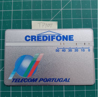 PORTUGAL PHONECARD USED TP10T PRATA - Portogallo