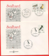 NORWAY - SVALBARD 1983 "Garniture Of Covers From Spitsbergen" (study 5 Scans Below) - Otros & Sin Clasificación
