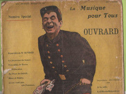 LA MUSIQUE POUR TOUS NUMERO SPECIAL COMIQUE TROUPIER OUVRARD - PREMIERE ANNEE N° 14 / AOUT 1905 - 16 PAGES - Cancionero