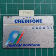 PORTUGAL PHONECARD USED TP10X PRATA - Portogallo