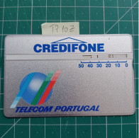 PORTUGAL PHONECARD USED TP10Z PRATA - Portugal