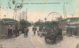 Clichy * Vue Générale De La Porte De Clichy * Attelage * Tram Tramway - Clichy