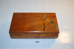 C315 Ancienne Boite En Bois - Cigare - Vide Poche 2 - Boxes