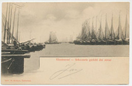 07- Prentbriefkaart Enkhuizen 1900 - Vlootrevue - Enkhuizen