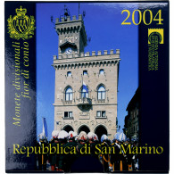 Saint Marin , Set 9 Monnaies EURO BU, 2004, BU, FDC - San Marino