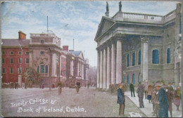 IRLAND UK UNITED KINGDOM DUBLIN TRINITY COLLEGE BANK KARTE CARD POSTKARTE POSTCARD ANSICHTSKARTE CARTOLINA CARTE POSTALE - Collections & Lots