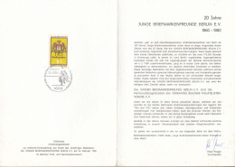 Germany 1980 Deutschland ⁕ Junge Briefmsrkenfreunde Berlin / 1977 Mi.948 ⁕ Sheet / Booklet - 1959-1980