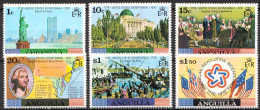 Anguilla MNH Set And SS - Unabhängigkeit USA