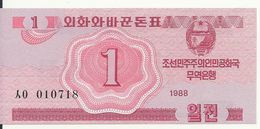 COREE DU NORD 1 CHON 1988 UNC P 31 - Korea, Noord