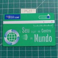 PORTUGAL PHONECARD USED PTo23 O SEU LUGAR... - Portugal