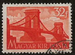 HONGRIE -  Pont De Chaînes Sur Le Danube, à Budapest - Used Stamps