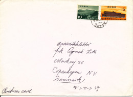 Japan Cover Sent To Denmark Yao Osaka 6-10-1969 ?? (big Size Cover) - Brieven En Documenten