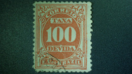 1890 N° 4 TAXA 100   OBLIT - Timbres-taxe