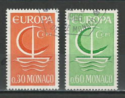 Monaco Mi 835-36 O Used - Used Stamps