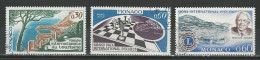 Monaco Mi 863-65 O Used - Used Stamps