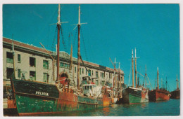 AK 197811 USA - Massachusetts - Boston - Fishing Boats Tied Up Along The Fish Pier - Boston