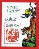 REPUBLIC OF SOUTH AFRICA, 1998, MNH Stamp(s) Year Of The Tiger,    Block Nr. 67, F3747 - Ungebraucht