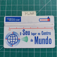 PORTUGAL PHONECARD USED PTo24A O SEU LUGAR... - Portugal