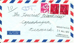 Japan Air Mail Cover Sent To Denmark 25-5-1970 - Briefe U. Dokumente