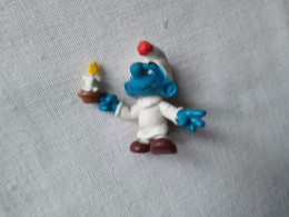 Ancienne Figurine Peyo Schtroumpf Somnambule Vintage Année 1979 (bazarcollect28) - Smurfen