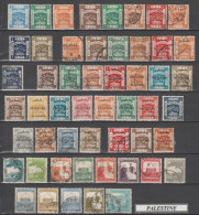 PALESTINE - 1918/1927 - JOLI LOT  * / Ob - MH / Used - - Palestina