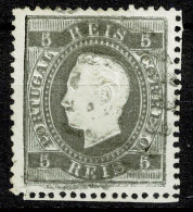 Potugal, 1870/6, # 36q Dent. 13 1/2, Reprint, Used - Oblitérés