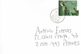 Portugal  , 2007 , Fallow Deer , Daim , Cervus Dama , BRANDOA Postmark - Animalez De Caza
