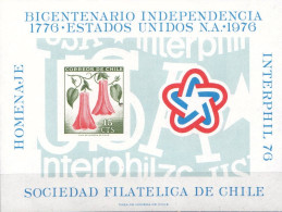 Chile MNH SS - Indépendance USA