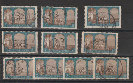 Algérie Lot De 10 Timbres Perforés BB Sur 54 - Autres & Non Classés