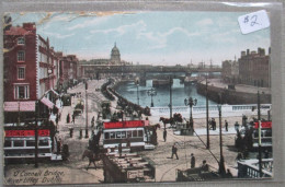 IRLAND UK UNITED KINGDOM DUBLIN LIFFEY O'CONNELL CP KARTE CARD POSTKARTE POSTCARD ANSICHTSKARTE CARTOLINA CARTE POSTALE - Collections & Lots