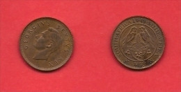 SOUTH AFRICA, 1949,  Circulated Coin, 1/4 Pence,  George VI, Bronze, Km32.1  C 1380 - Afrique Du Sud