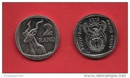 SOUTH AFRICA, 2013,  Circulated Coin,  2 Rand, Kudu, Km165A, C1338 - South Africa