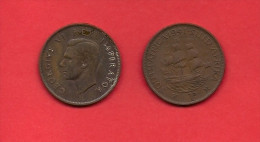 SOUTH AFRICA, 1941,  Circulated Coin, 1 Penny, George VI, Km 25, C1423 - Afrique Du Sud