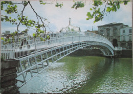 IRLAND UK UNITED KINGDOM DUBLIN LIFFEY PENNY BRIDGE KARTE CARD POSTKARTE POSTCARD ANSICHTSKARTE CARTOLINA CARTE POSTALE - Verzamelingen & Kavels