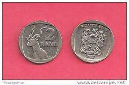 SOUTH AFRICA  1998 Nicely Used 2 Rand Coin Nr. 165, C1340 - Afrique Du Sud