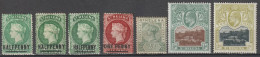 STE HELENE  - 1884/1903 - YVERT N° 12+12a+12b+13+20+29+31 * MH - COTE 2020 = 50 EUR - St. Helena