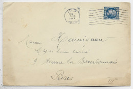 MAZELIN 1FR30 SEUL LETTRE MEC FRANKERS LILLE 7.VII.1947 NORD DERNIER JOUR DU TARIF A 1FR30 IMPRIME - 1945-47 Ceres (Mazelin)