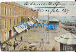 222843 URUGUAY MONTEVIDEO LA ADUANA & TRAMWAY TRANVIA POSTAL POSTCARD - Uruguay