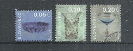 SLOVAKIA 2021 - GLASSWORKS - CPL. SET - POSTALLT USED OBLITERE GESTEMPELT USADP - Oblitérés