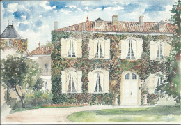 [33] Gironde > Margaux Chateau Prieure Lichine Aquarelle De Michel Baud - Margaux