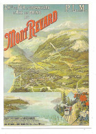 CPM - édit. L'AVION POSTAL - A119 - AIX - LES -  BAINS - MONT-RENARD, Par Hugo D'ALESI ( 1893 ) - D'Alési, Hugo