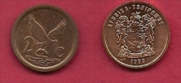 SOUTH AFRICA, 1999, 3 Off Nicely Used Coins 2 Cent C2154 - South Africa