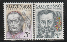 SLOVAQUIE - N°230/1 ** (1997) Personnalités - Unused Stamps